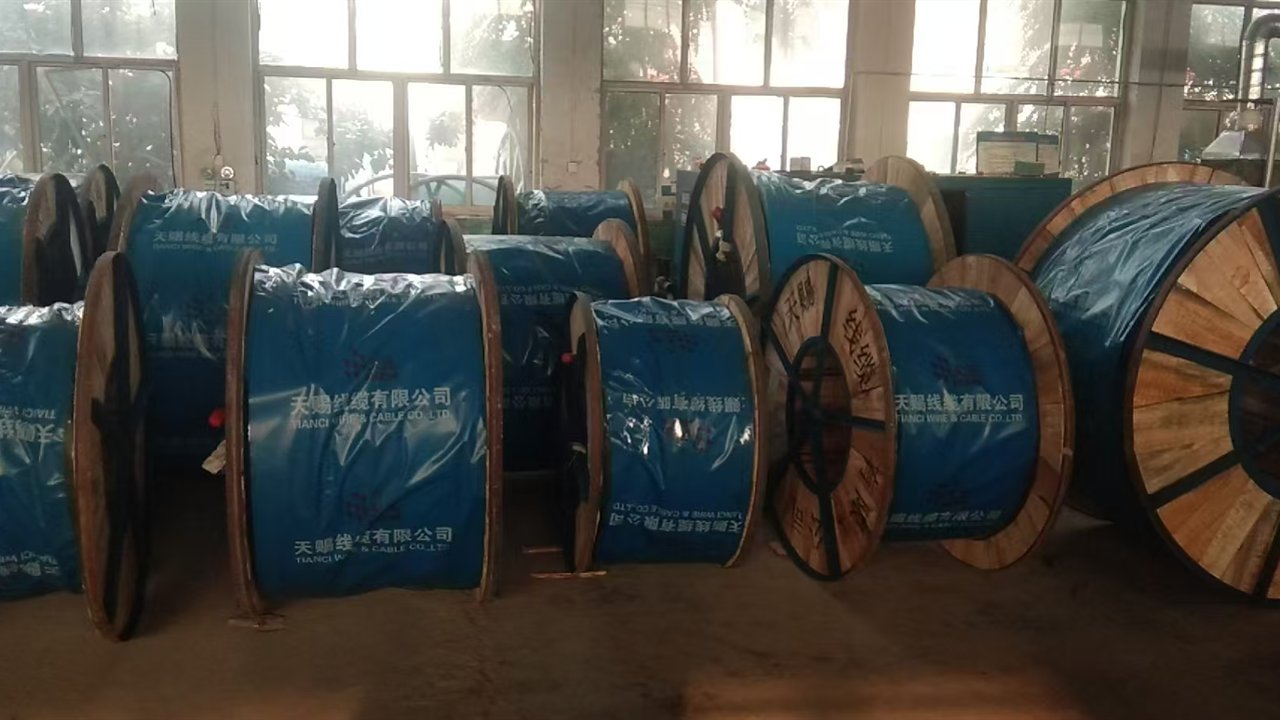 电缆盘库区